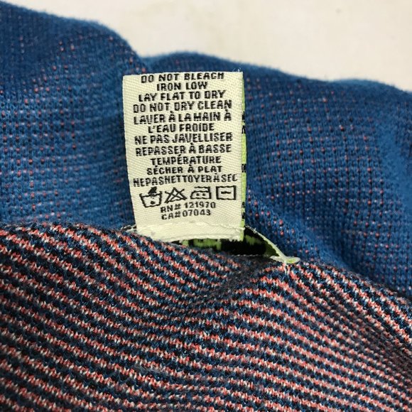 Tribal Patterned Blue and Pink Dress - Picture 5 of 6